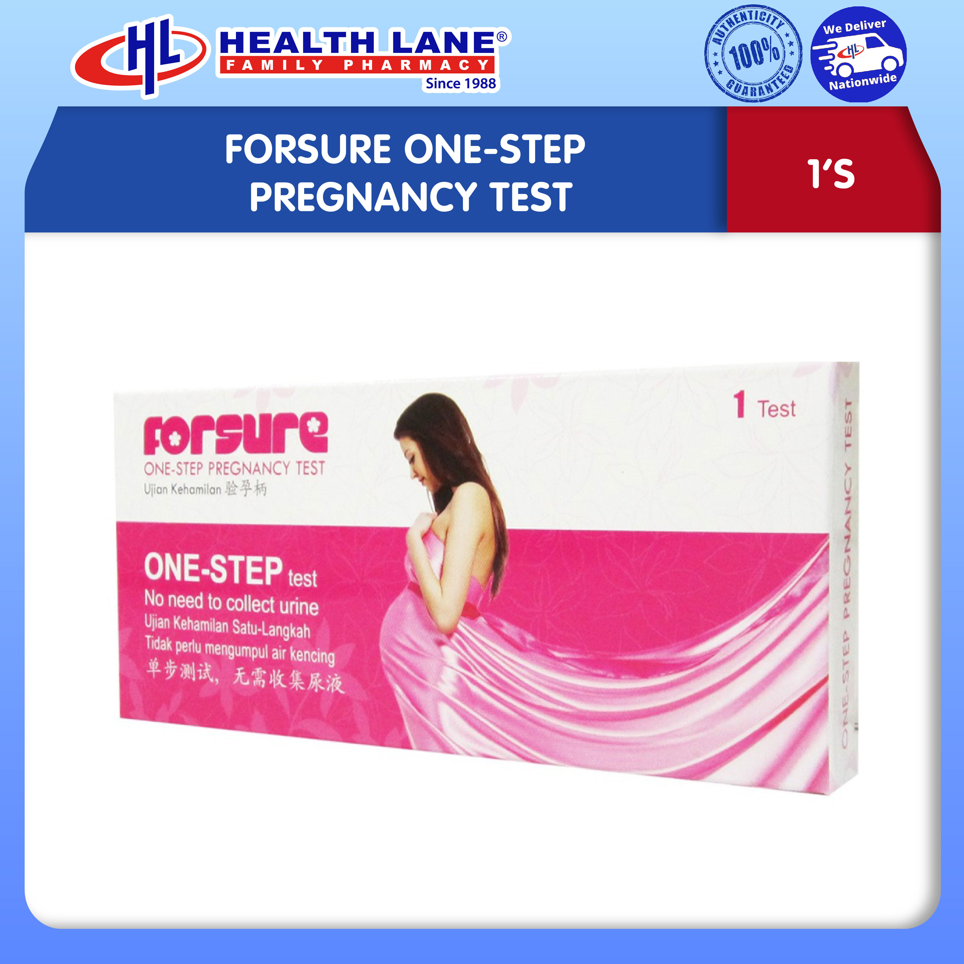 FORSURE ONE-STEP PREGNANCY TEST